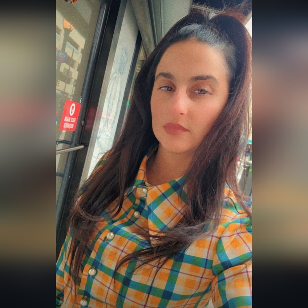 STAUD Colorful Plaid Button-Up Shirt